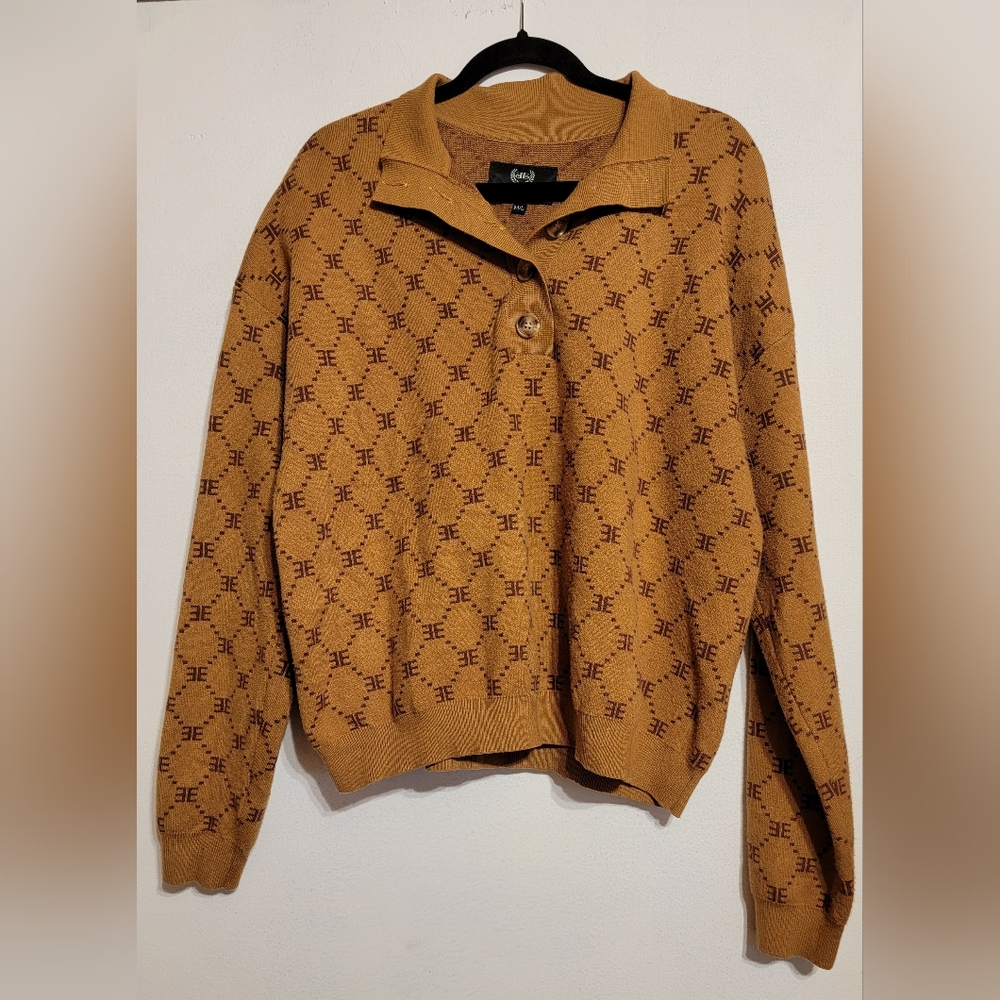 Ellandemm EE Monogram Knit Sweater